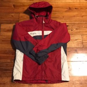 Columbia rain resistant jacket/coat